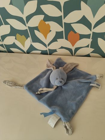 Doudou plat lapin baby nat