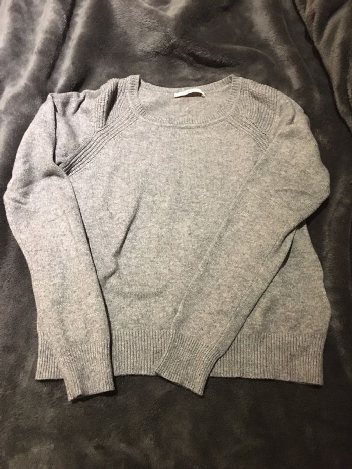 Pull gris Camaieu taille S