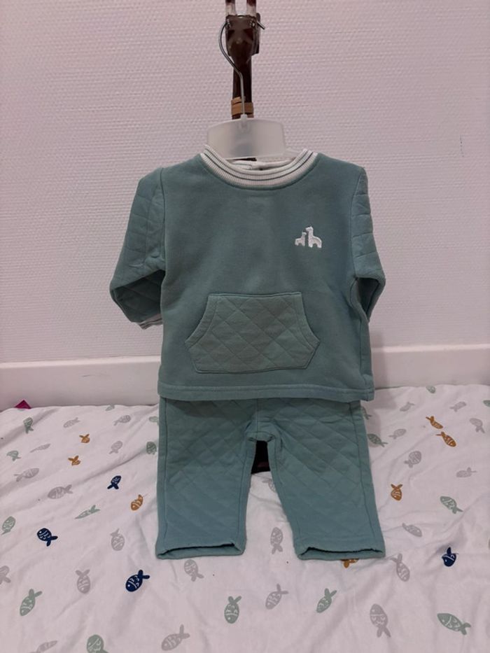 Ensemble jogging garçon 12 mois - photo numéro 2