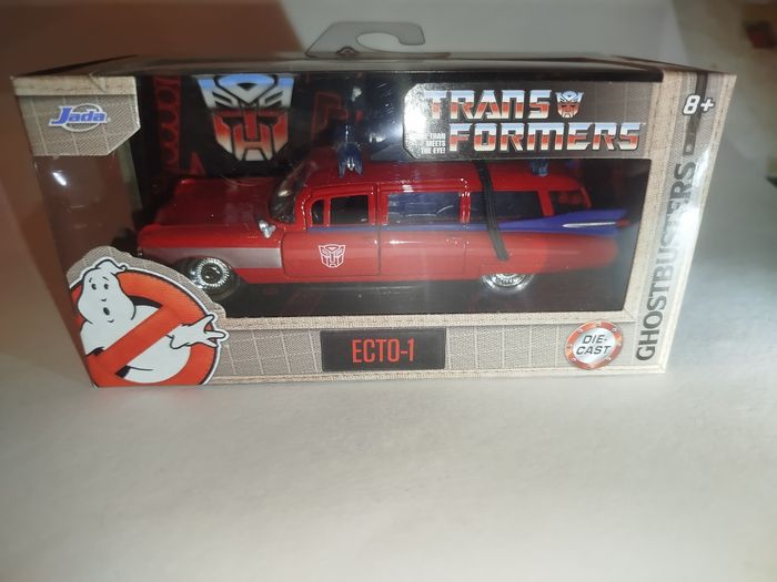 Jada Toy  Ghostbuster SOS Fantômes Cadillac Ecto-1Livrée Optimus Prime Transformers 1/32