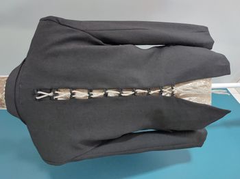 Veste / blazer Filles en Carton noir dos bijou taille S