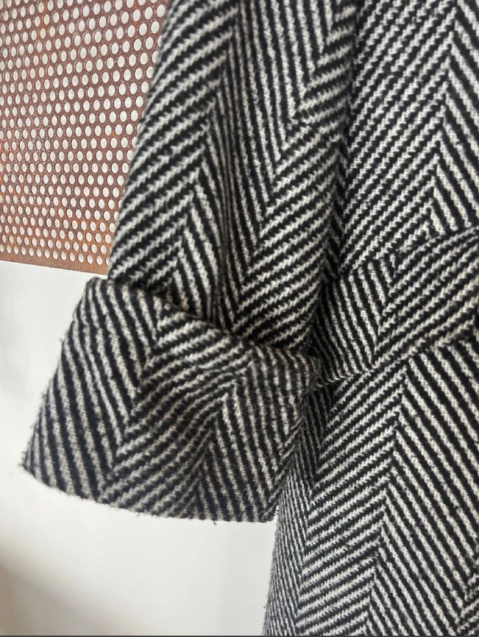 Manteau Zara long S oversize noir en très bon état - photo numéro 4
