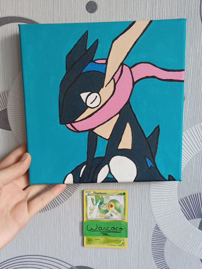 Tableau fait main Pokémon - photo numéro 2