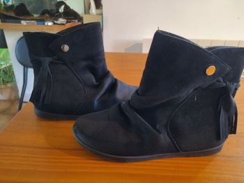 Bottines noires Gémo neuves 36
