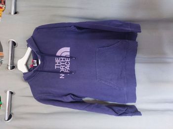 Sweat à capuche The North Face – Violet foncé – Taille L – 100% coton