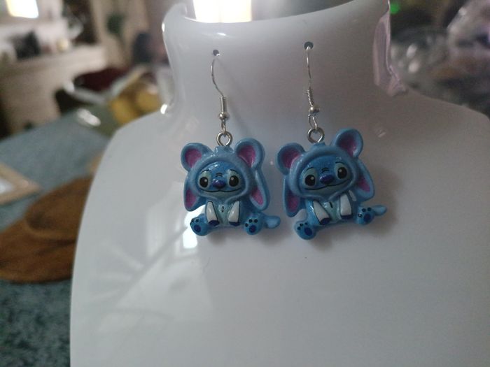 stitch boucles d'oreilles Neuf sans étiquette lot - photo numéro 5