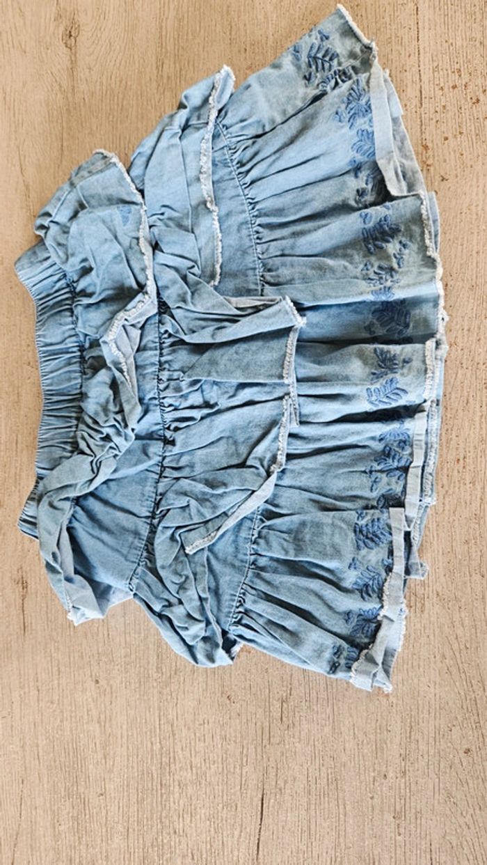 Jupe courte en jean s bleu clair, Esprit, 8/10 ans - photo numéro 2
