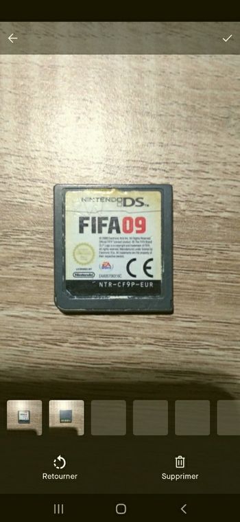 Jeu Fifa 09 sur DS/3DS