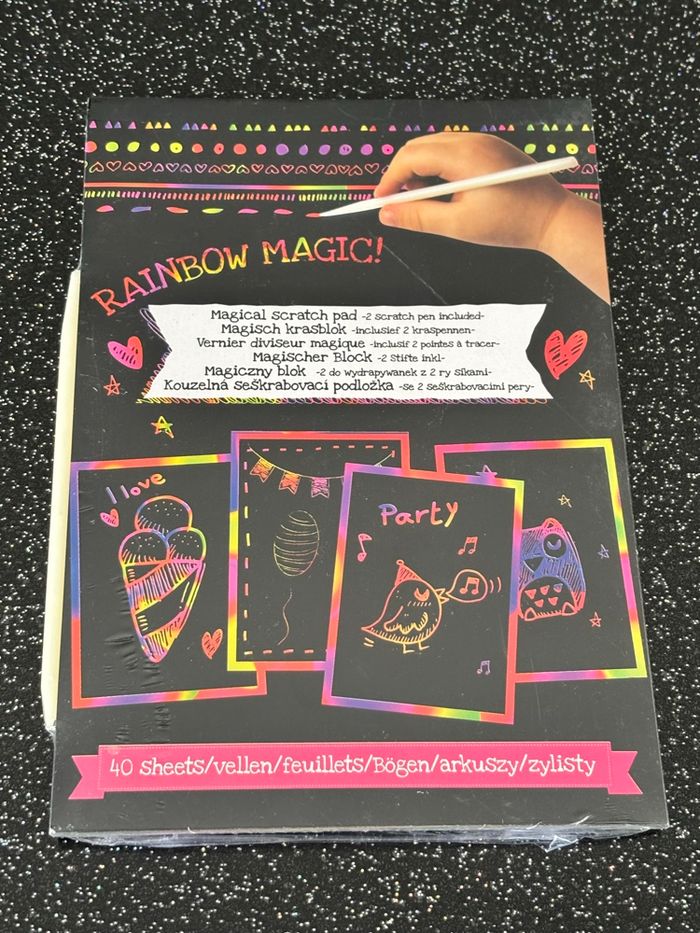 Rainbow magic - 40 cartes à gratter - photo numéro 1