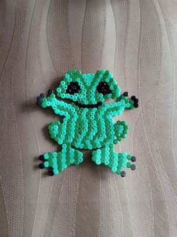 Grenouille 🐸 perles a repasser