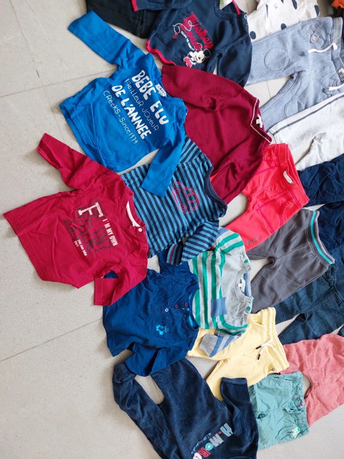Lot vêtements garçon bébé 6 mois - photo numéro 2
