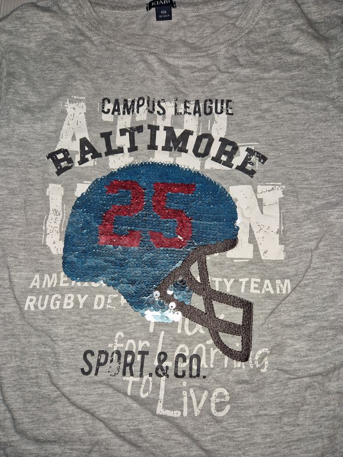 Tee shirt garçon 10  ans (138-143 cm) - photo numéro 3