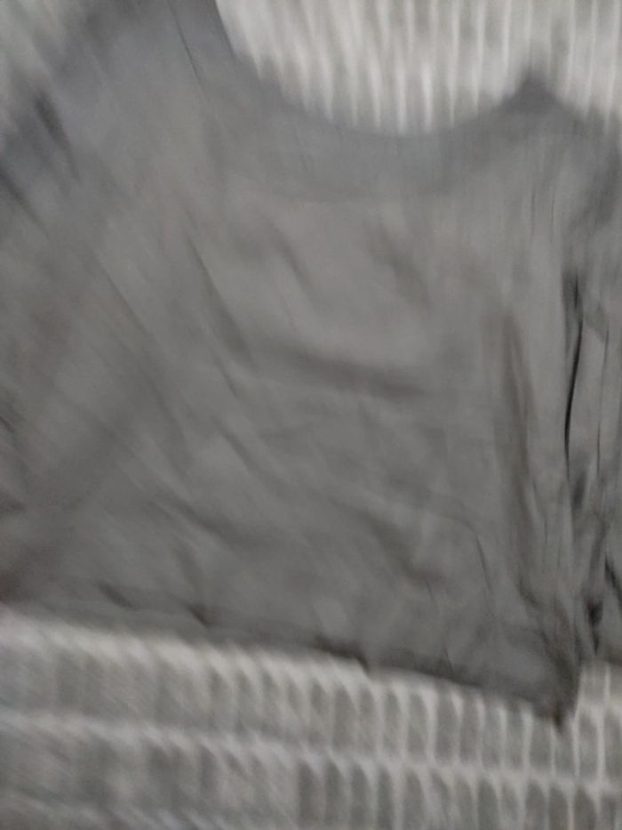 Blouse manches 3/4 dentelle crochet devant gris Kookaï taille 38 - photo numéro 6