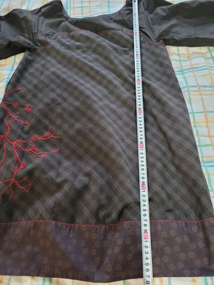 Robe cop copine, grise et marron, 42 - photo numéro 13