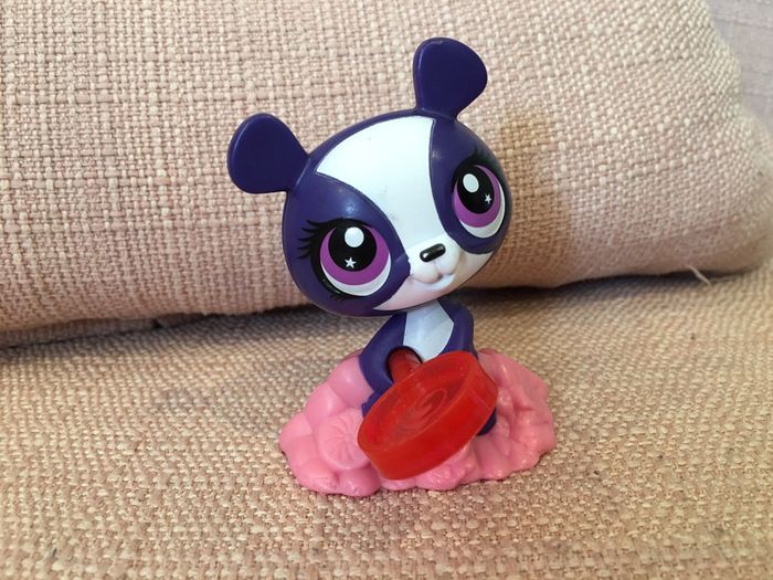 Figurine Petshop panda violet Hasbro Mc Donald’s