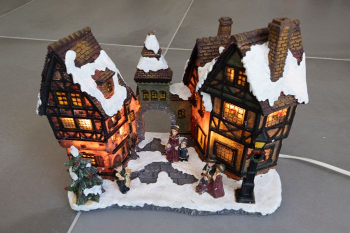 Village de Noël lumineux