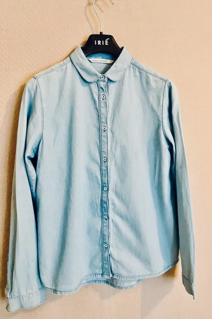 Chemise fille jeans - rentrée