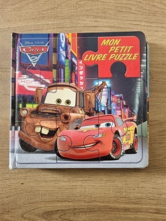 Livre puzzle cars