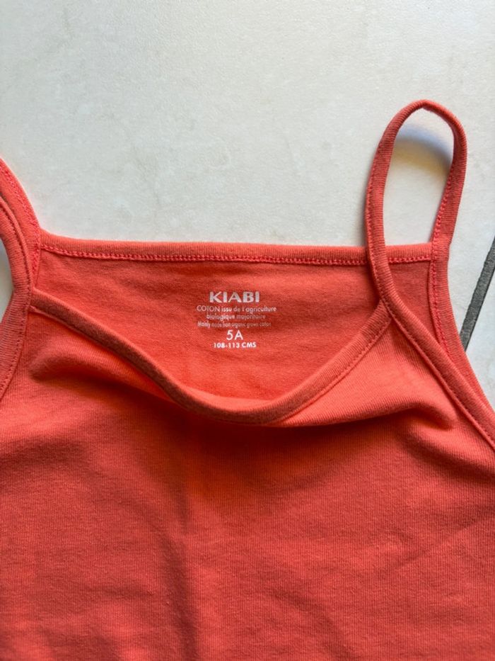 Debardeur kiabi orange - photo numéro 2