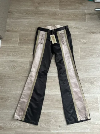 Pantalon School rag satin collection sample rétro pattes d’éléphant 28 S