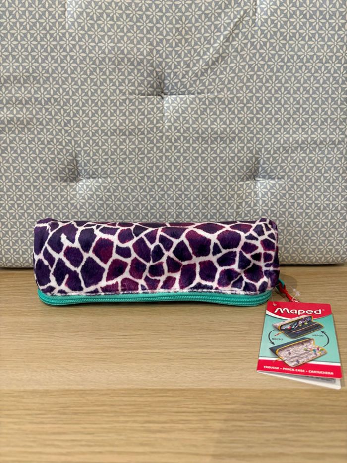 Trousse Réversible "Léopard Rose" - photo numéro 2