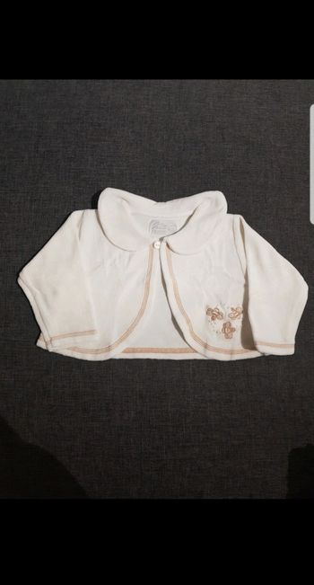Boléro bébé fille 3-6 mois