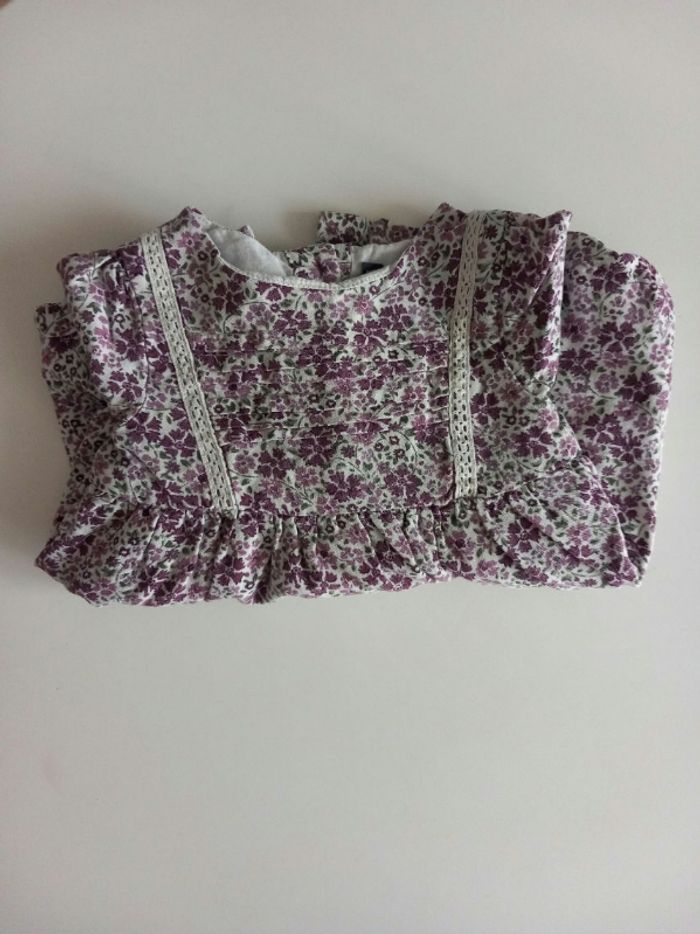 Robe violette  à fleurs Sergent Major - photo numéro 4