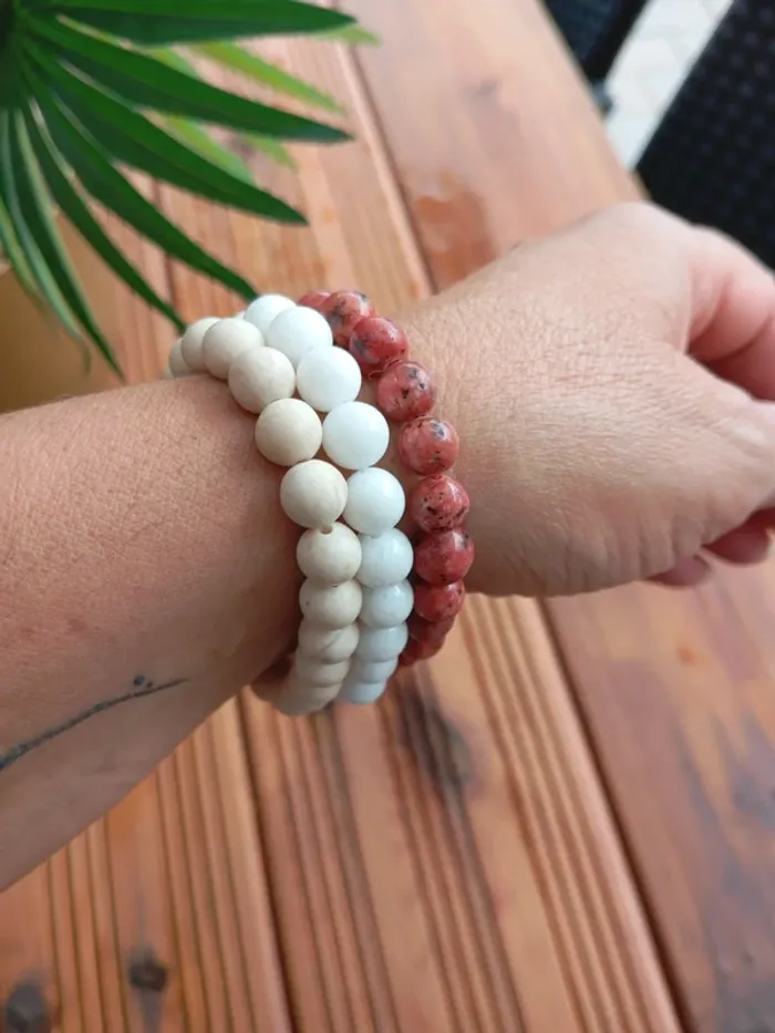 Bracelets tibétains en pierre - photo numéro 3