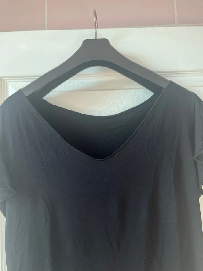 T-shirt noir manches courtes - photo numéro 3
