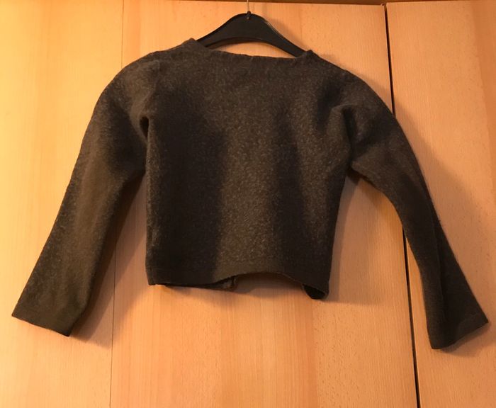 Pull gris kaki - photo numéro 2