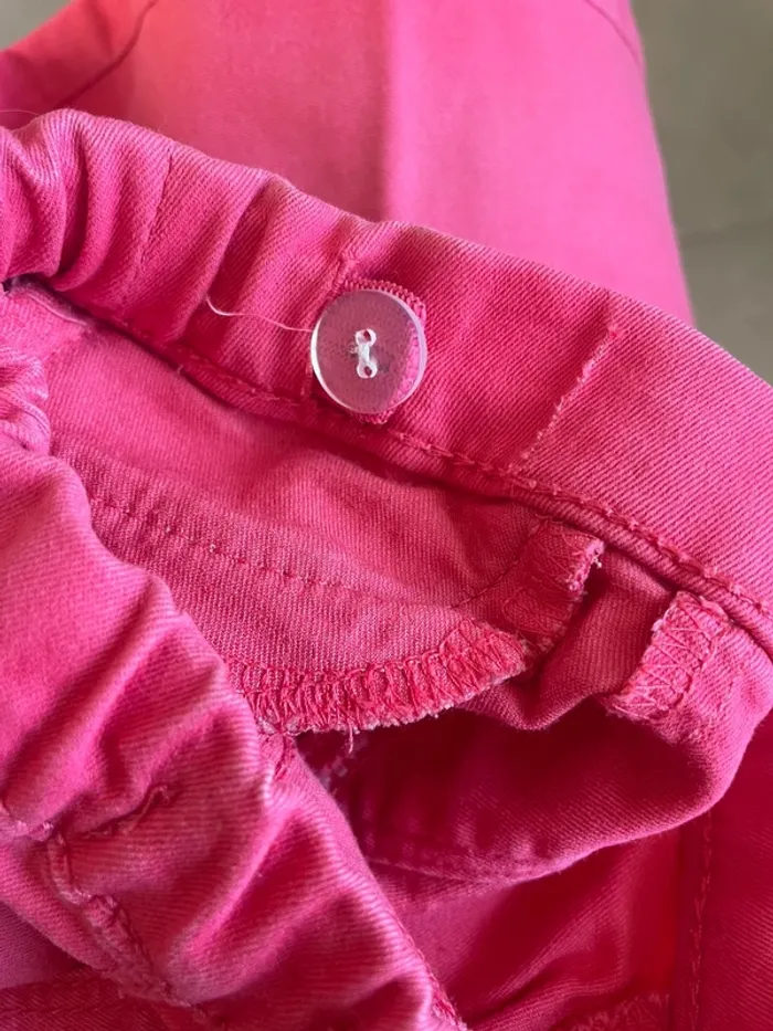 Pantalon jeans slim fille rose 6 ans in extenso - photo numéro 4