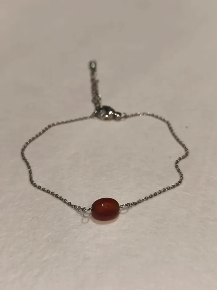 Bracelet avec pierre d'ambre