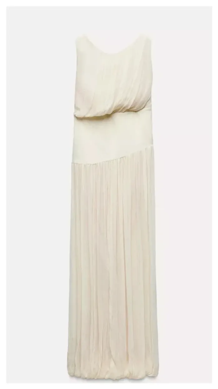 Robe Grecque Desse ZW  , Taille XL, Neuf avec étiquette- Zara - photo numéro 3