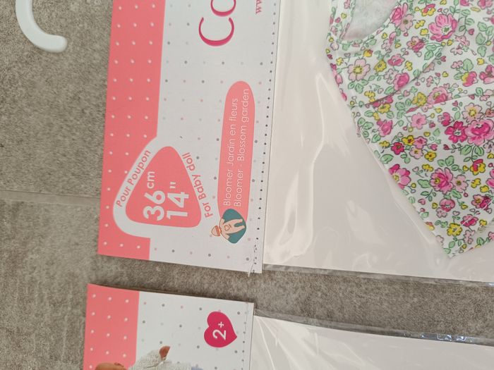 Lot de 2 vêtements corolle 36 cm neufs - photo numéro 7