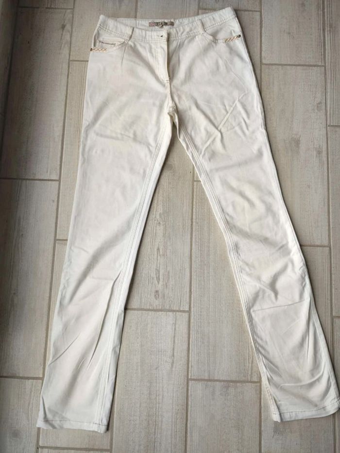 Jean blanc été - photo numéro 2
