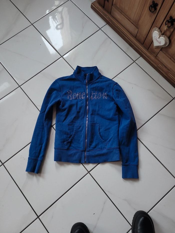 Gilet zipper benetton 11-12 ans