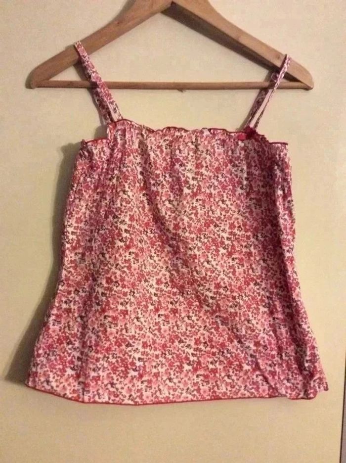 Haut fleuri vintage 38 - photo numéro 2