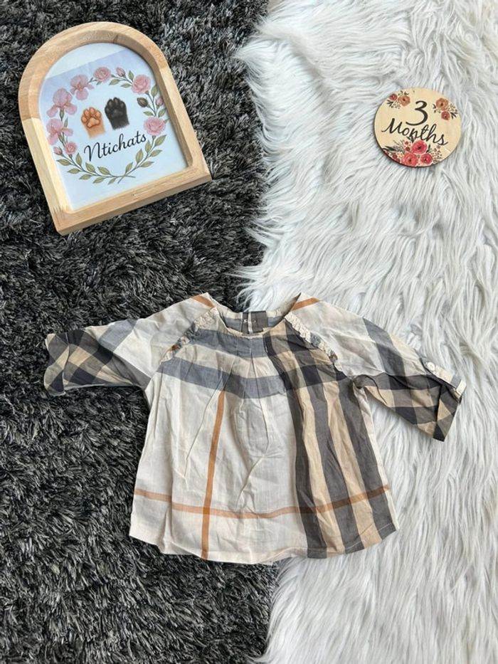Blouse Burberry - 3 mois