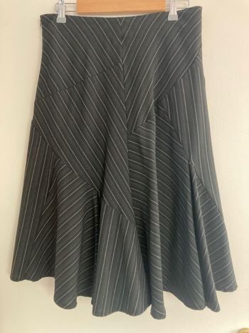 Jupe noire 123 rayée