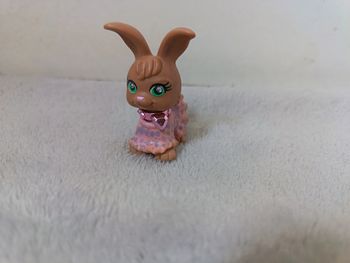 Figurine Polly Pocket Bunny Sparklin' Pets #023 - Lapin Marron