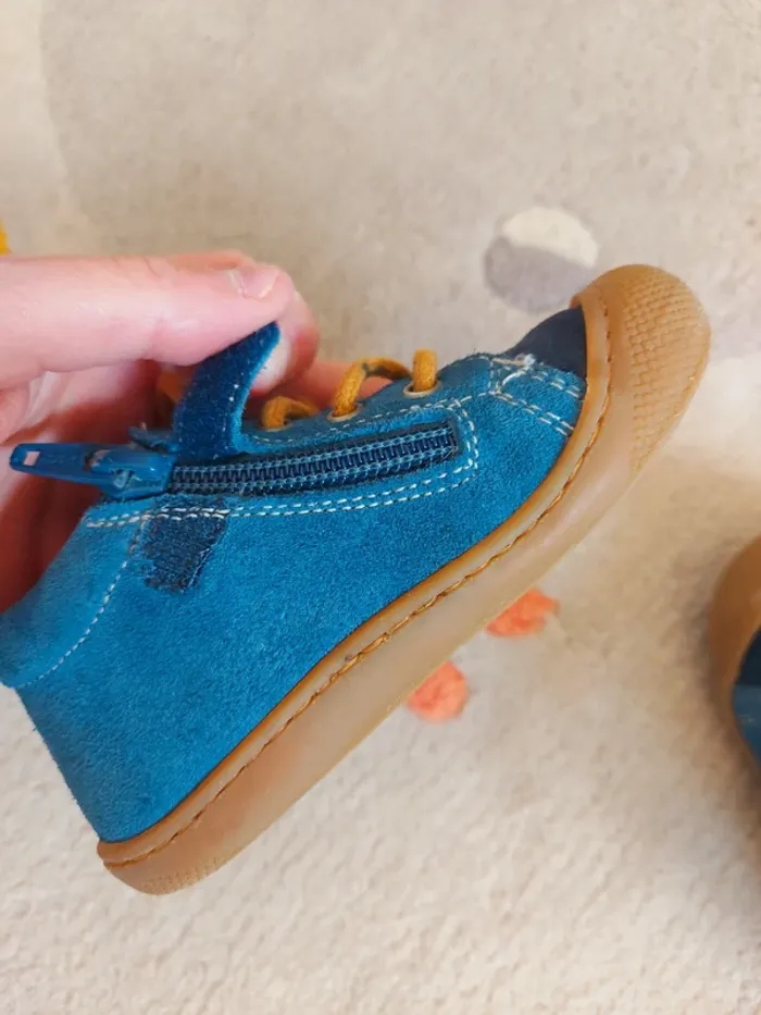 Chaussures Naturino Cocoon ZIP daim bleu 22 - photo numéro 11