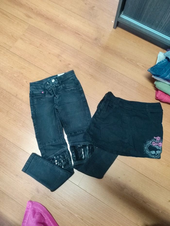 Lot jean IKKS + jupe