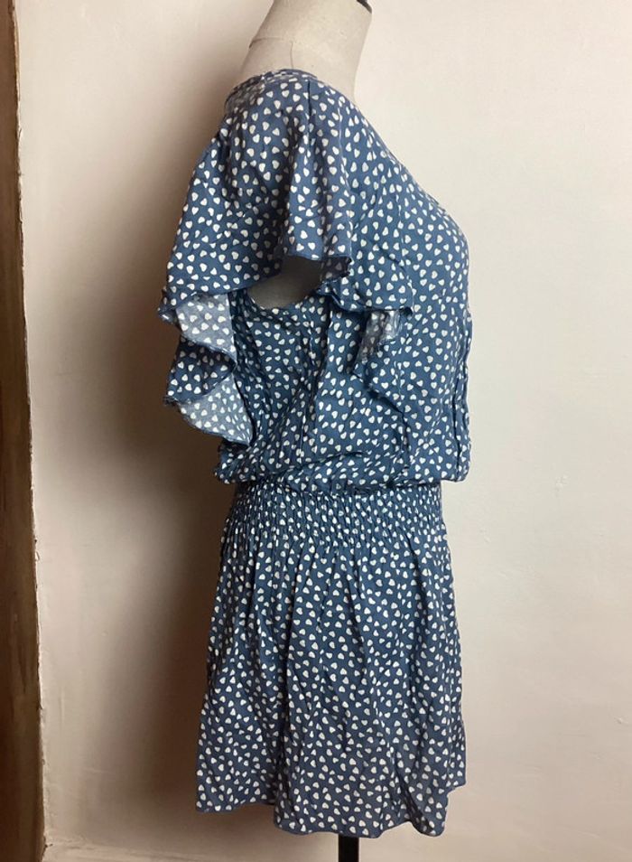 Robe bleue à motifs Taleyo 38 - photo numéro 3