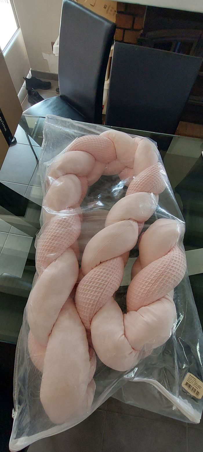 Tresse decorative 200 cm mix blush