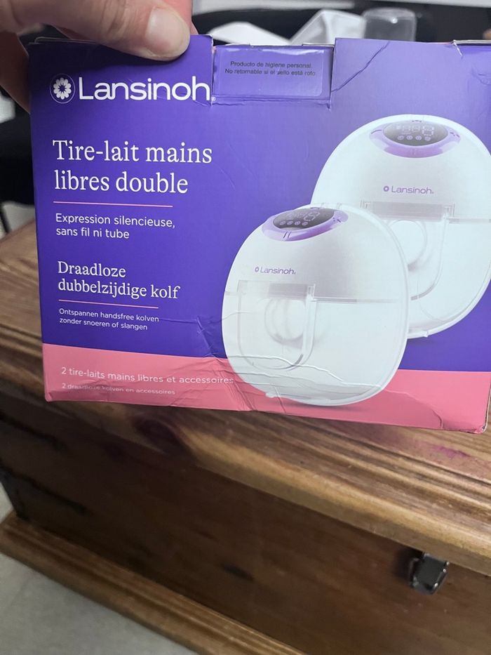 Tire lait Lansinoh main libre