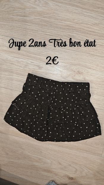 Jupe marron 2ans
