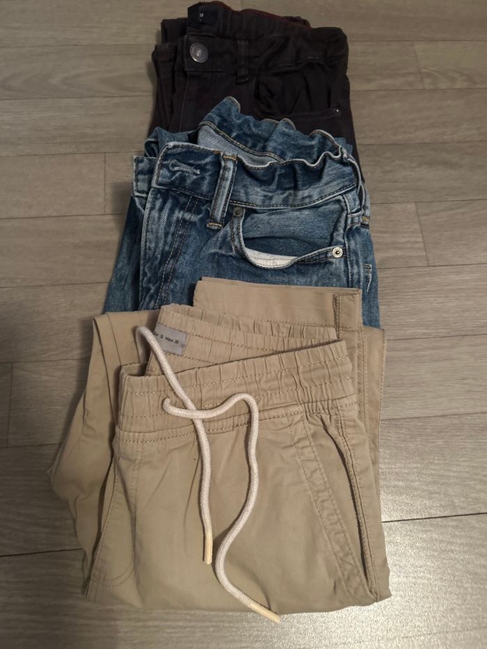 Lot 3 pantalons XS boy - photo numéro 2