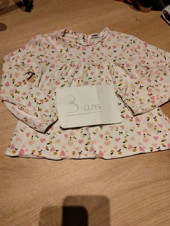 Blouse gemo 3 ans