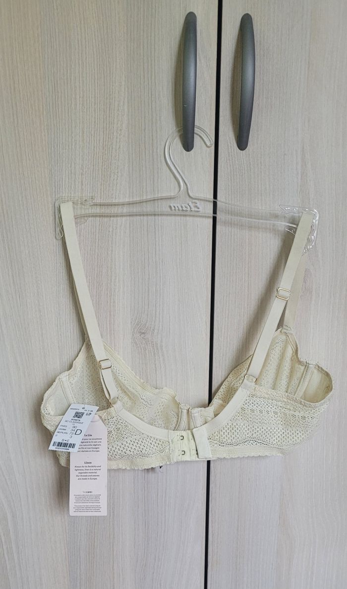 Soutien-gorge 90 D en lin - Neuf - photo numéro 2