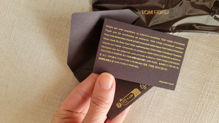 Étui à lunettes Tom Ford noir neuf avec lingette et boîte - photo numéro 5